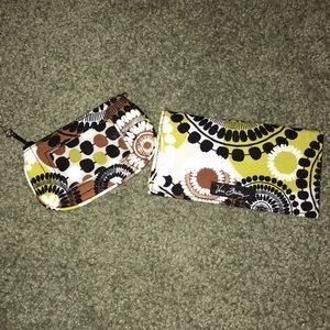 Vera Bradley zip id and checkbook cover